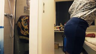 Sexual Big Titted Cougar After Workday! Shower Toy play!