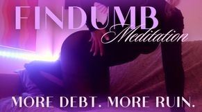 FINDUMB MEDITATION: MORE DEBT. MORE RUIN.