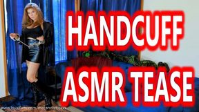 Handcuff ASMR Tease - Candle Boxxx Female Domination Handcuffs and Shackles Cock Tease Handcuff Fetish Shackles Fetish Leather Fetish Femdom POV 4k