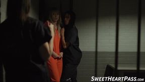 Tattooed Sinn Sage arched his back for hardcore pussy fingering by black lesbian Kira Noir