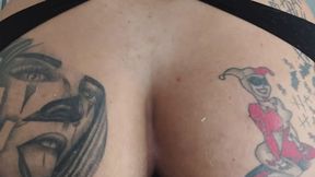 I sit on his lap with my ass so big farts so wet and vibrant these farts will make you cum a lot