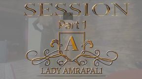 Session Part 1 SPANKING  Total lenghts 8:50 minutes  Whip Punishment Ass Spanking Slave BDSM LADYAMRAPALI  Herrin Mistress Domina Femdom