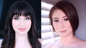 Unstaged babes Alison Fields and Ava Davis get a good dicking
