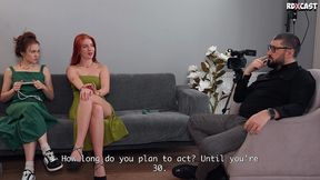 fiery crystal white, runaway bride interview in hardcore anal fucking with two big cocks! part 1