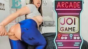 Latina gamer girl dominates with her perfect joystick-ass JOI