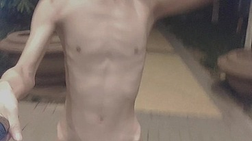 My 18 yr old stepson is horny and masturbating like a slut in the park