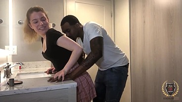Loving That BBC! Big Ass Blonde Abby Adams Rides Rome Major!