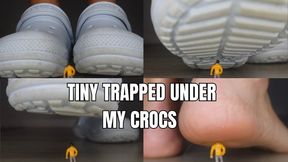 Tiny trapped under my crocs - OnlyVanessa