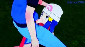 Gloria and Dawn Heat Up with Busty Passion in Steamy Pokemon Encounter