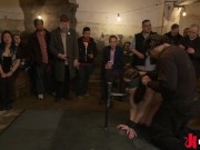 Marley Blaze Gets Bound, Blindfolded, and Publicly Fucked in the Ass and Pussy While Mr. Pete, Princ