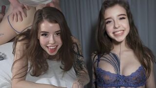 Porn Force's College Sluts in Rough Anal Hardcore Action