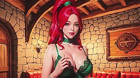 Divine Elixir - Fantasy Sorceress Summons A Dungeon Master For An Intimate Ritual Ai Animation