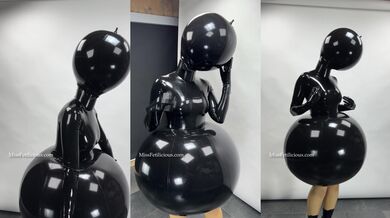 Miss Fetilicious Heavy Rubber Latex Milf Bounces Kinky Doll