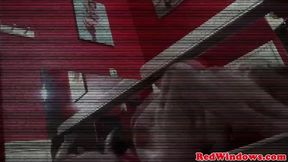 Witching nymphet's brunette action