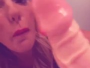 Milf Stacey Saran Sucking a Dildo JOI