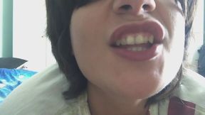 Bad Breath Compilation – Up Close Teasing & Breath Play