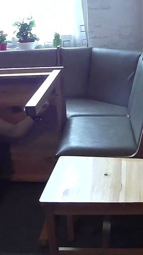 This Time, Slave Luci Is Taken Hard - Fixed to the Kitchen Table in the Kitchen