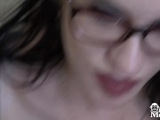 Anna deVille cover me in her spit. SPIT CHALLENGE with SLOPPY BLOWJOB.