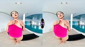 Vixi rafi taunts voyeur with bare spa striptease - teenmegaworld