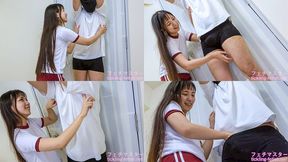 Rin Miyazaki - HARDCORE TICKLING a masochistic MALE by a younger horny student after gym class (FM TICKLING) (Rin’s TICKLING part4) TIC-247-4 - 1080p