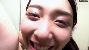 Crazy Asian Brunette Swallows Dick in Lingerie