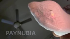 Silent Sock Giantess: Tiny Toe Prison (silent domme clip)