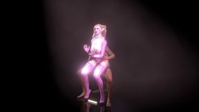 pink elf girl lap dance fucking