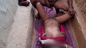 Indian Bhabhi Playing Outside