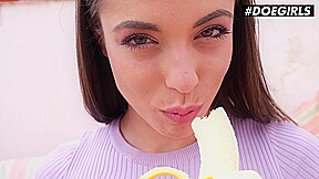 DOEGIRLS - Hot Tiny teen 18+ Anastasia Brokelyn Anal Masturbation In Quarantine