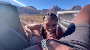 sexy slut wants cum on the side of the road