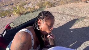 sexy slut wants cum on the side of the road