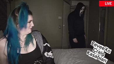 Eevee Gets Spanked and Blowjobed by Ghostface Live