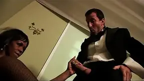 Ebony hooker loves getting fucked by her white clients