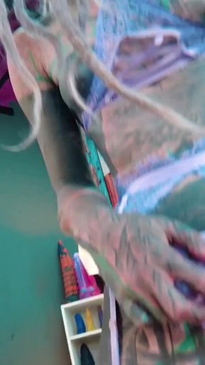 Alt Tattoo Babe Takes a Real Cock Creampie Right After Talking Dirty   Clip 1