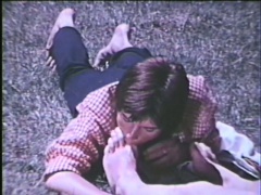 Camping with gay boys always ended up in wild outdoor sex back then