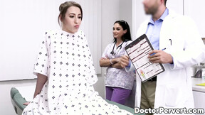 Nurse Sheena Ryder relaxes a charming hottie Tristan Summers for a threeway with the
