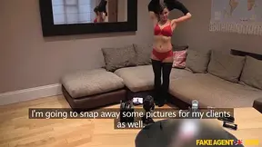 British MILF shows off her amazing arse while getting fucked hard.