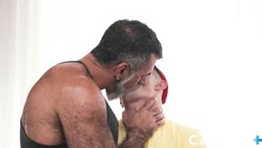 Twinktop grant ducati and milo miles gangbanged by coaches cum in ass