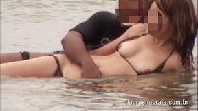 I filmed my wife being touched by a black man on the beach. Cuckold