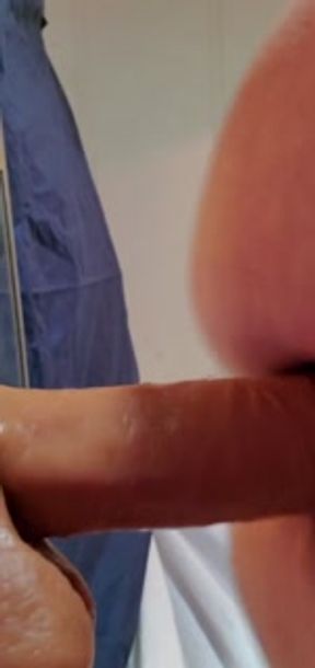 95 LBS trying to take in a big cock