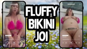 Fluffy bikini joi