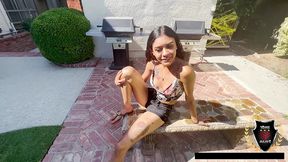 reina heart talks to her boyfriend while rome major drills her pussy!