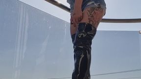 ADDICTED TO SMOKING – Short Jeans & Leather Boots (I Ditch My Date)