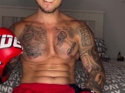 🥊BOXING NO HANDS CUM🫦most amazing way to cum🍌