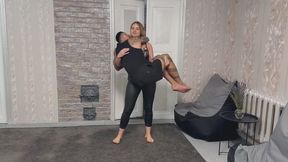 I carry a guy who weighs 85 kilos in my arms