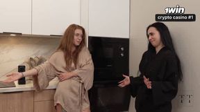 Fucked up by coffee? Tim Team brings 4K HD real tits!