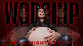 “Worship My Almighty Belly” [BELLY + FEMDOM]