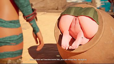 My stepsister got stuck in an ancient washing machine, but I only watched porn, so instead of helping, I fucked her.