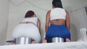 Anita and Ariel Farting in Kitchen Utensils Part 4