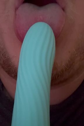Sucking in Slow Mo - Dildo